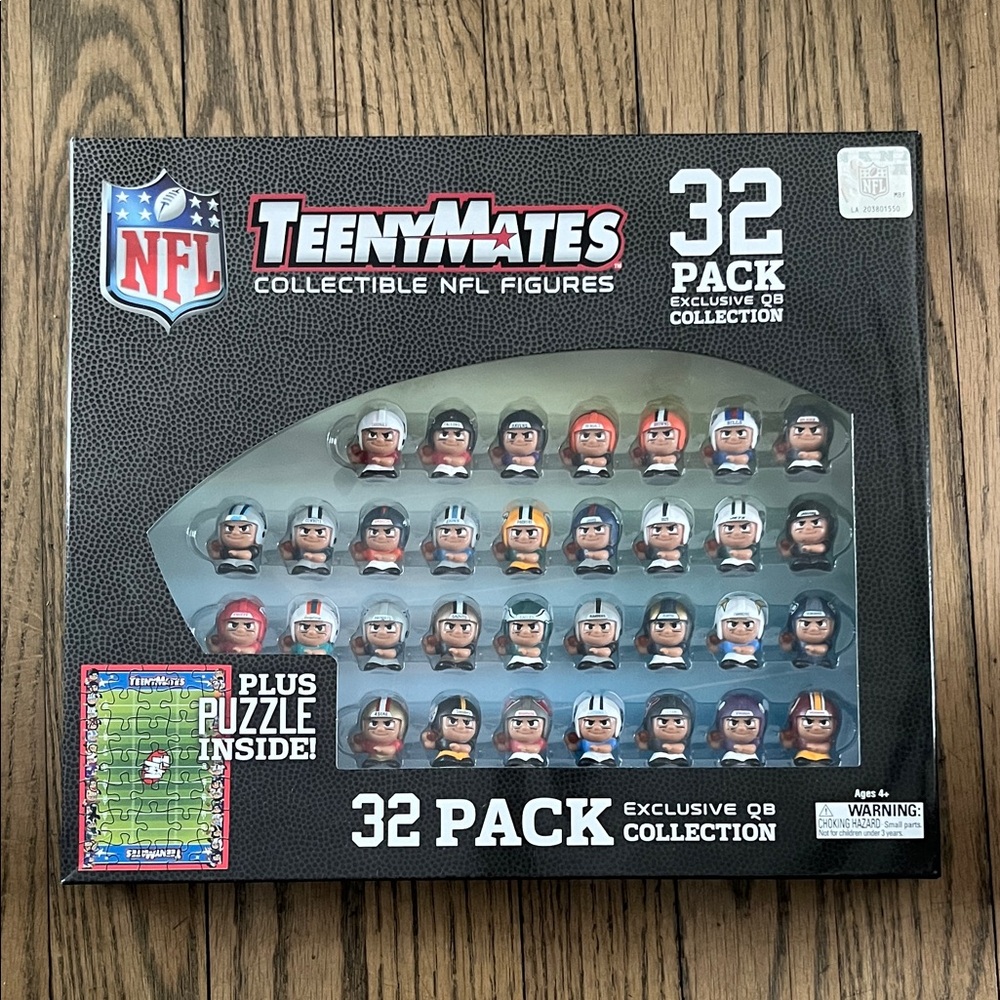 NFL TeenyMates Complete Set with Puzzle